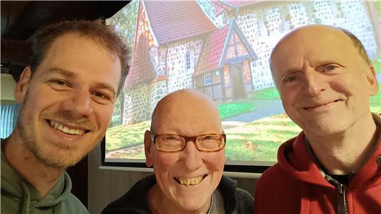 Die Köpfe hinter dem Katharinenkino (von links): Nico Albrecht, Martin Hensel und Volker Dammann.