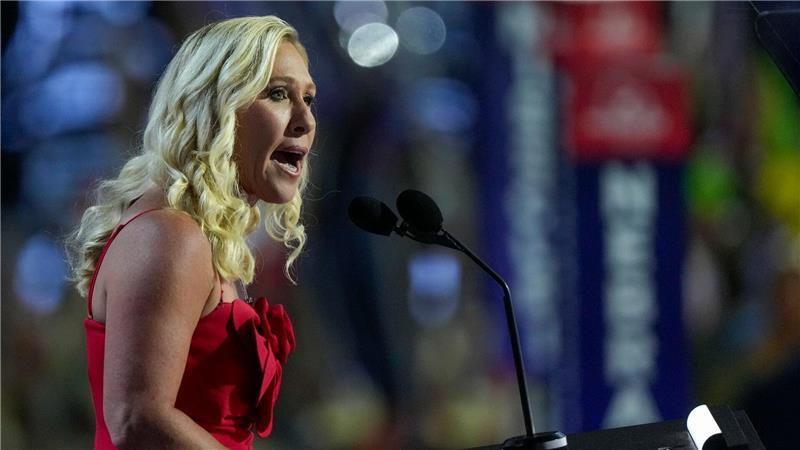 Der Maga-Look der Trump-Frauen: Wenn Stil politisch wird Die Kongressabgeordnete Greene scheut keine Auseinandersetzung. (Archivbild)