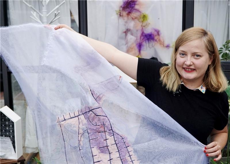 Die „Kunstück“-Gewinnerin Andrea Ziegler . Foto: Hansestadt Buxtehude