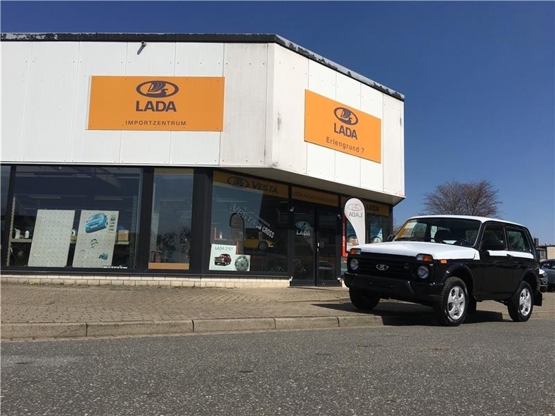 Die Lada-Deutschland-Zentrale im Erlengrund steht vor einer ungewissen Zukunft. Foto Wisser