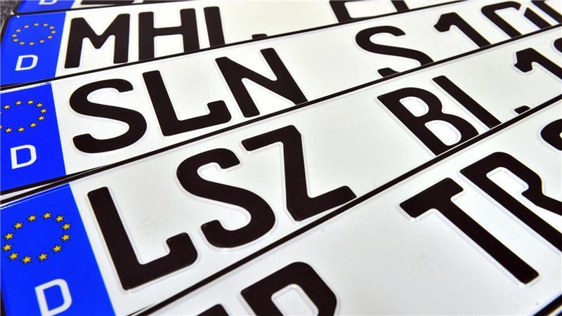 Die Länder wollen Freiheit bei Vergabe neuer Kfz-Kennzeichen. (Symbolbild)