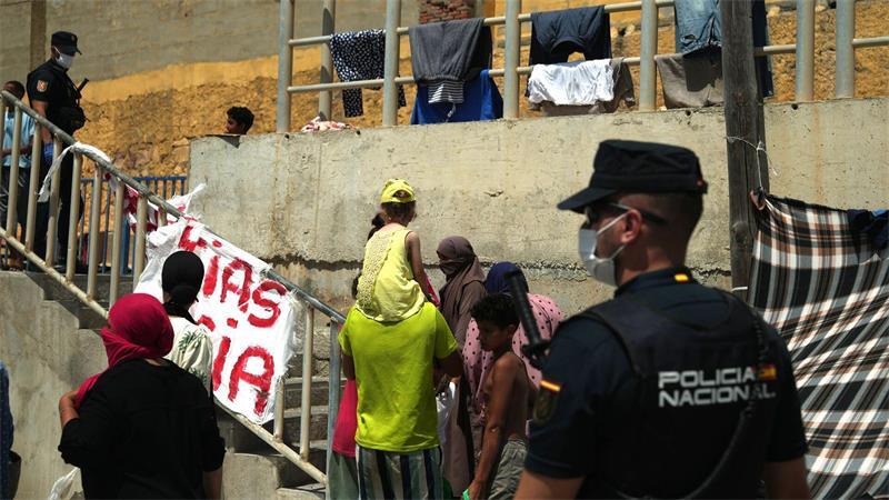 Die Lage in Ceuta bleibt angespannt. (Archivbild)