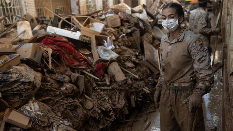 Die Lage wird langsam besser, aber das Katastrophengebiet bietet zum Teil weiterhin ein trostloses Bild. 