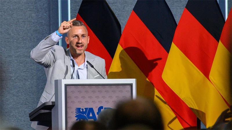 „Die Leute möchten den politischen Wandel“, sagt AfD-Spitzenkandidat Ulrich Siegmund.