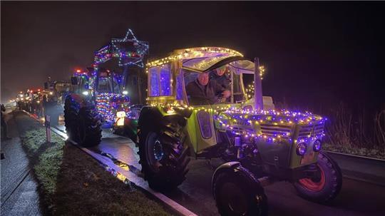 Die Lichterfahrt auf dem Weg in das Alte Land.
