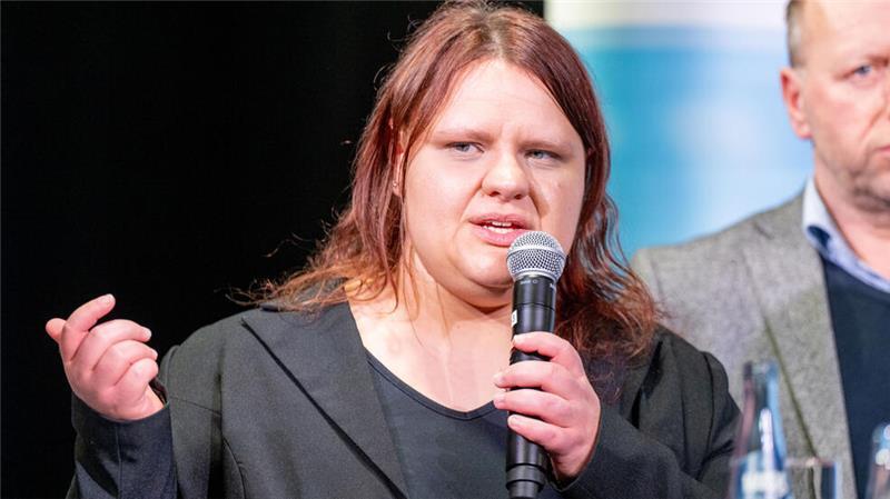 Bundestagswahl: So kämpfen die Kandidaten um Stimmen Die Linken-Kandidatin Hilke Hochheiden.