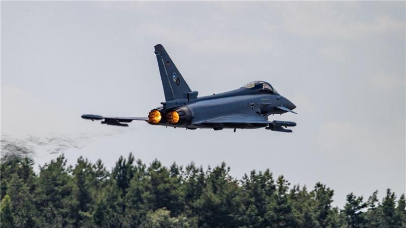 Kampfjets über dem Harz - Tiefflüge in 76 Metern Höhe Die Luftwaffe übt diese Woche Tiefflüge über dem Harz. (Archivfoto)