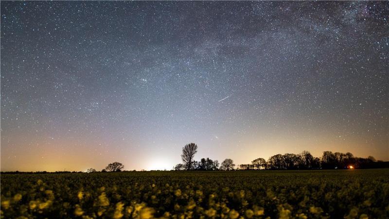 Die Lyriden treten jedes Jahr im April auf. (Archivbild)