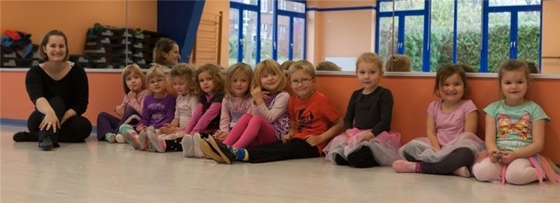 Die Mädchen und Jungen beim TFG Stade sind zwischen etwa vier und 13 Jahren alt.