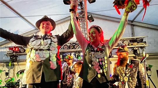 Die Majestäten der Jungschützen in Altkloster: Angelina Pikos und Tjark Effenberger.