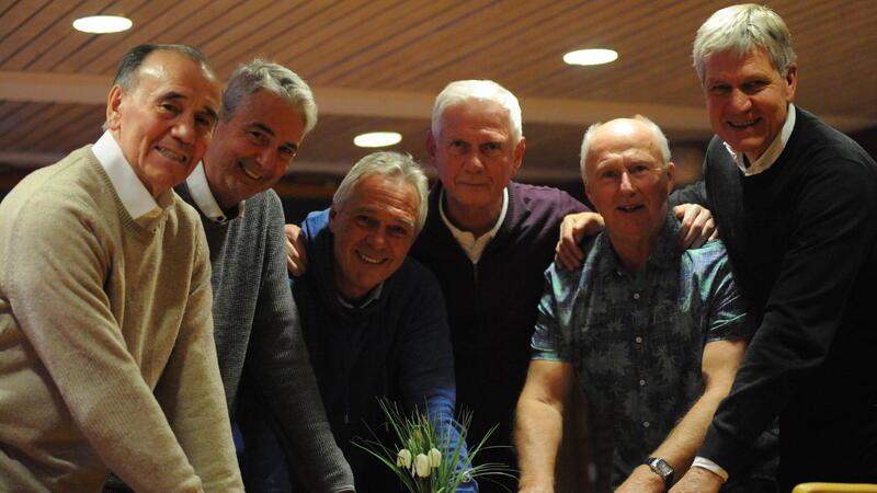 Die Mannschaft des Stader TC (von links): Vinco Topic, Michael Zill, Peter Meyer, Gerd Pasterkamp, Klaus Schmidt und Stephan Brune.