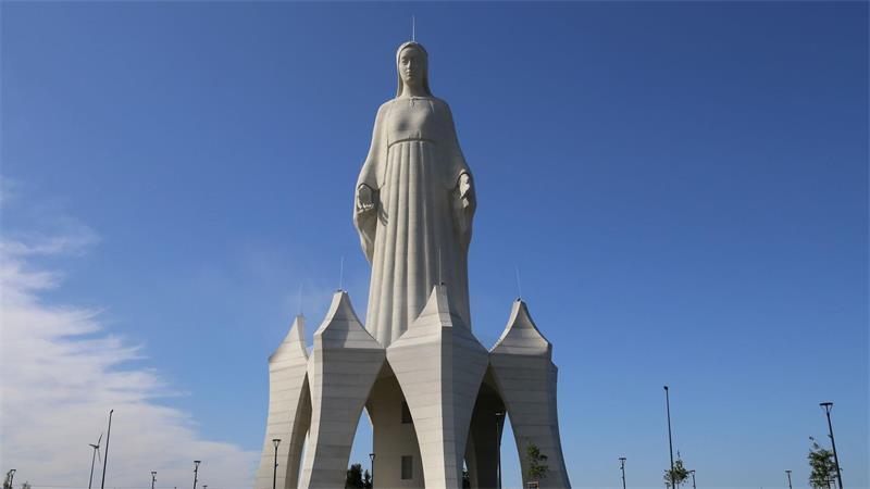 Größte Marienstatue Europas in Polen eingeweiht Die Marienstatue gilt als die höchste Europas.