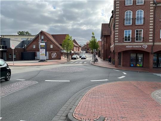 Die Marktstraße in Harsefeld.