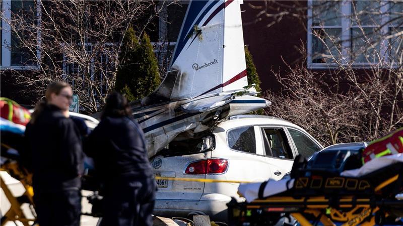 Die Maschine ist wenige Minuten nach dem Start abgestürzt. 