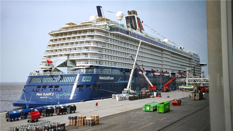 Die „Mein Schiff 3“ bei einem früheren Aufenthalt am Columbus Cruise Center. 