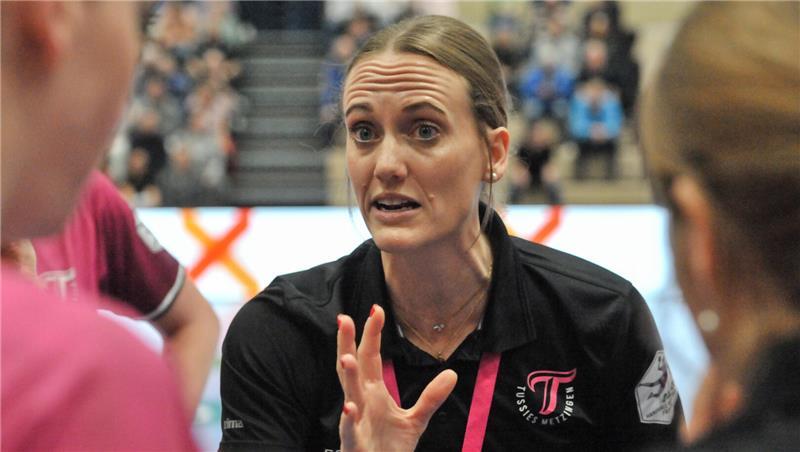 Die Metzinger Trainerin Miriam Hirsch lobte die Stimmung in der Halle Nord.