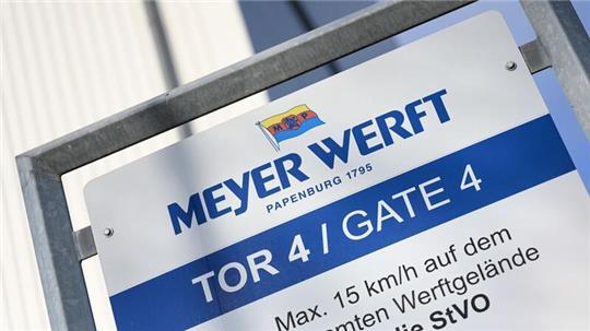 Die Meyer Werft gehört zu jeweils 40 Prozent dem Bund und dem Land Niedersachsen. (Archivbild)