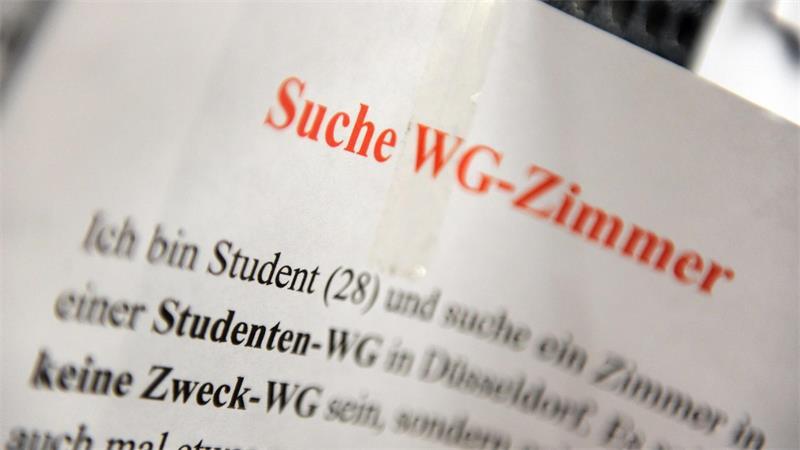 Bafög-Reform auf den Weg gebracht - was geplant ist Die Miete frisst mehr als die Hälfte des Budgets vieler Studierender auf (Archivbild)