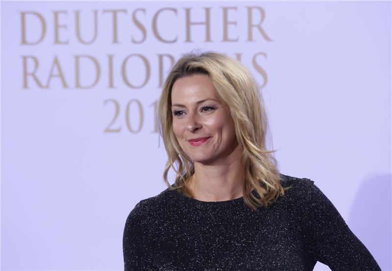 Die Moderatorin Anja Reschke bei der Verleihung des Deutschen Radiopreises in Hamburg. Foto: Georg Wendt/dpa