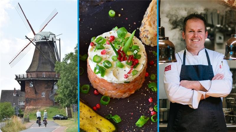 Diese Restaurants aus dem Kreis Stade gehören zu den besten in Niedersachsen "Die Mühle" in Jork (links) und das "No4" von Jens Rittmeyer in Buxtehude (rechts) gehören zu den besten Restaurants im Kreis Stade. Foto: Archiv/pixabay.de