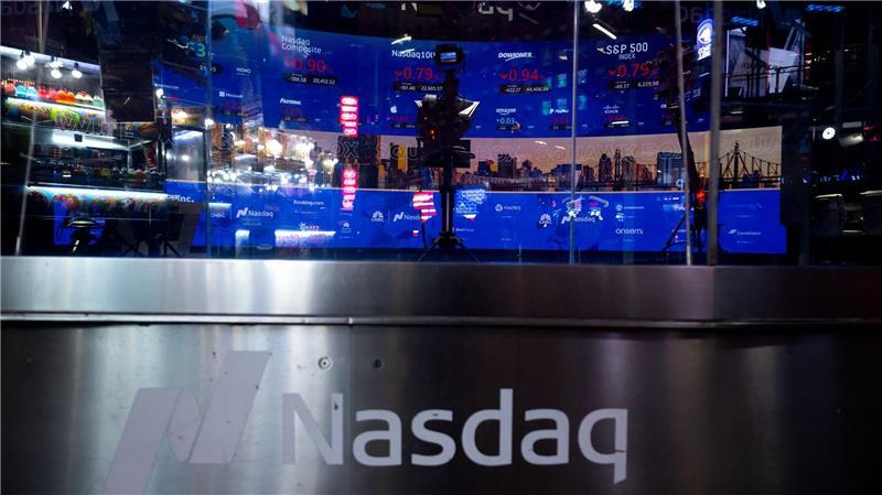 Brüssel leitet Kartellverfahren gegen Deutsche Börse ein Die Nasdaq mit Sitz in New York gehört zu den wichtigsten Börsenbetreibern weltweit (Archivbild)