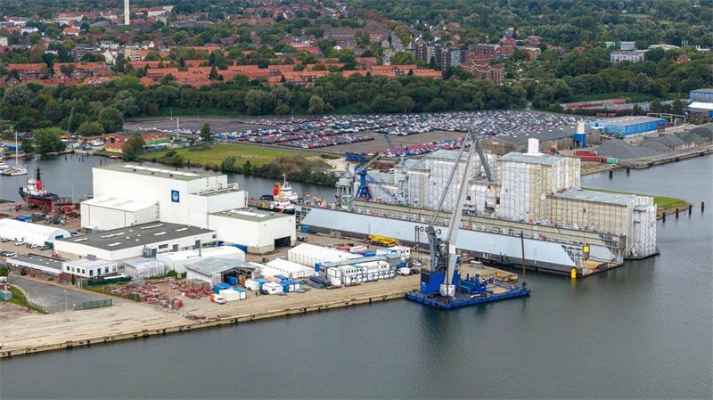 Rheinmetall erhält Zuschlag für Fregatten-Modernisierung Die Neue Jadewerft kam im Frühjahr mit der Übernahme der Marinesparte NVL der Werftengruppe Lürssen zu Rheinmetall. (Archivbild)