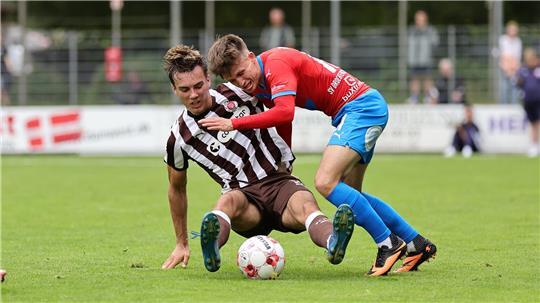Die Neuzugänge, so wie hier Jorik Wulff, haben auswärts gegen St. Pauli sehr stark abgeliefert.