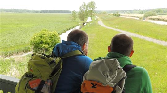 Die Nordpfade im Landkreis Rotenburg bieten besondere Weitblicke auf Oste und Osteland. Foto: Touristikverband LandkreisRotenburg (Wümme) e.V.