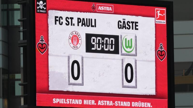 Die Null steht: Bundesliga-Aufsteiger FC St. Pauli hat in vier Heimspielen dieser Saison bislang noch kein Tor erzielt.