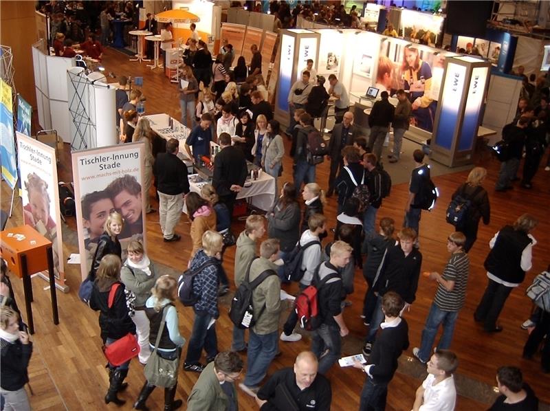 Die Organisatoren der Ausbildungsmesse erwarten auch in diesem Jahr wieder großen Andrang an den Ständen der Aussteller. Foto: TAGEBLATT-Archiv