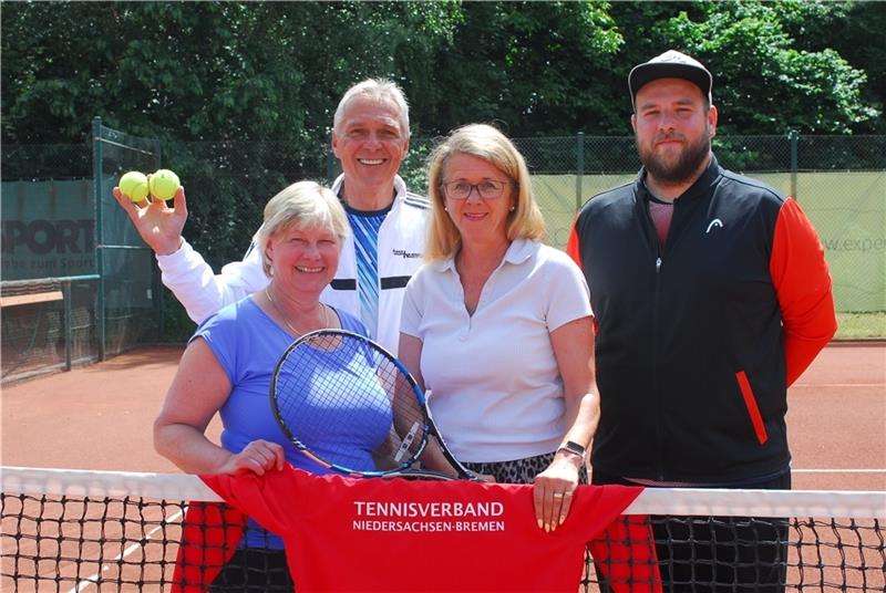 Die Organisatoren (von links): Uta Linde, Peter Meyer, Monika Baller und Justin Gomert. Foto: Schnackenberg