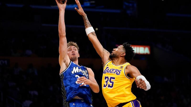 Auf Nowitzkis Spuren: Franz Wagner auf dem Weg zum NBA-Star Die Orlando Magic wirken mit Franz Wagner (l) diese Saison wieder konkurrenzfähig.