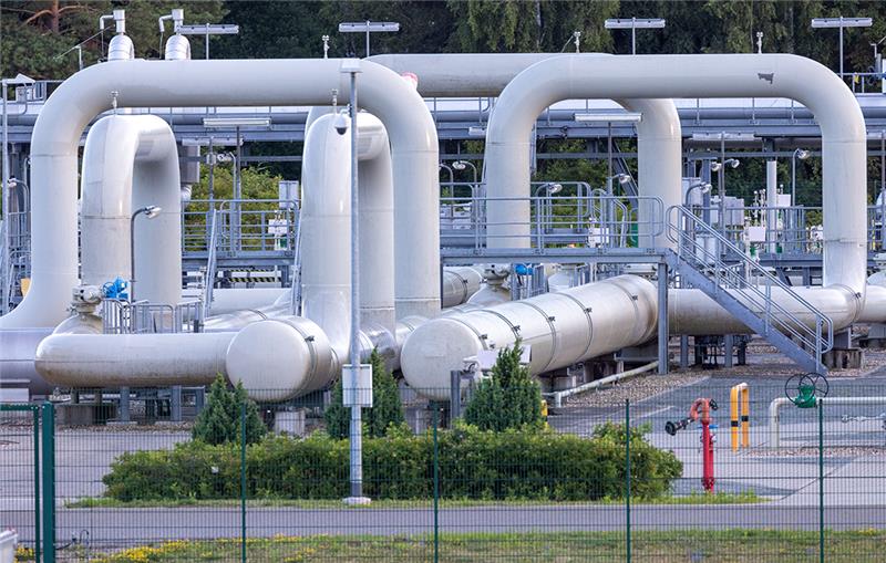Die Ostsee-Pipeline Nord Stream 1, durch die seit 2011 russisches Erdgas nach Deutschland fließt, wird wegen planungsmäßiger Wartungsarbeiten für etwa zehn Tage abgeschaltet. Foto: Jens Büttner/dpa