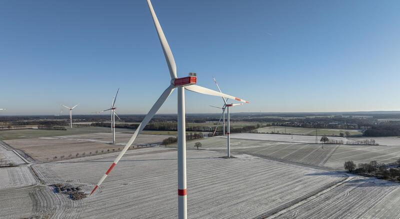 Die PNE AG aus Cuxhaven wollte westlich der A26 große Windkraftanlagen wie diese errichten.
