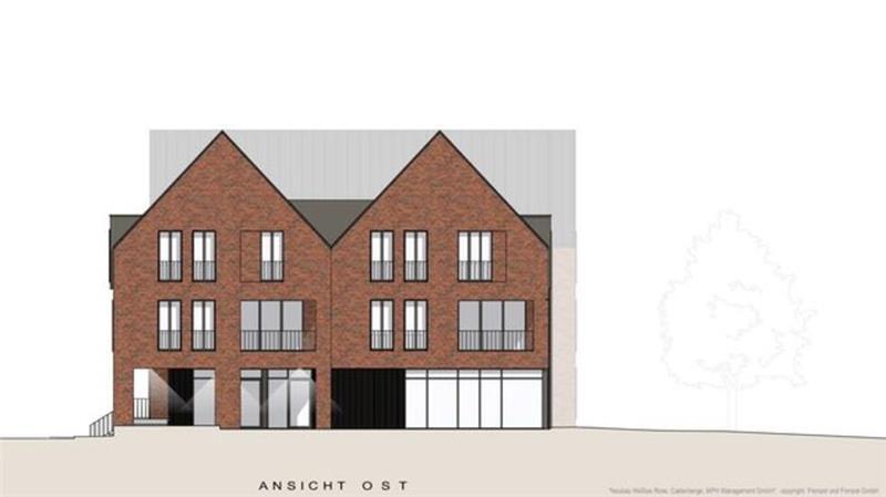 Ehemaliges Traditionsgasthaus in Cadenberge wird abgerissen Die Pläne für den Neubau - hier die Ansicht der Ostseite.
