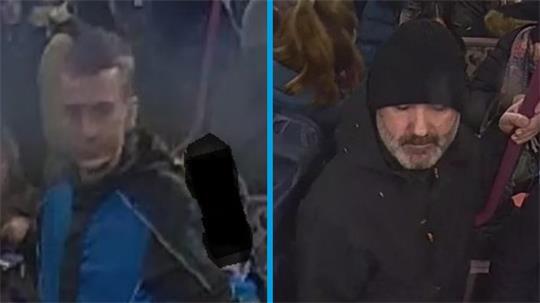 Die Polizei Hamburg sucht nach diesen beiden Männern.