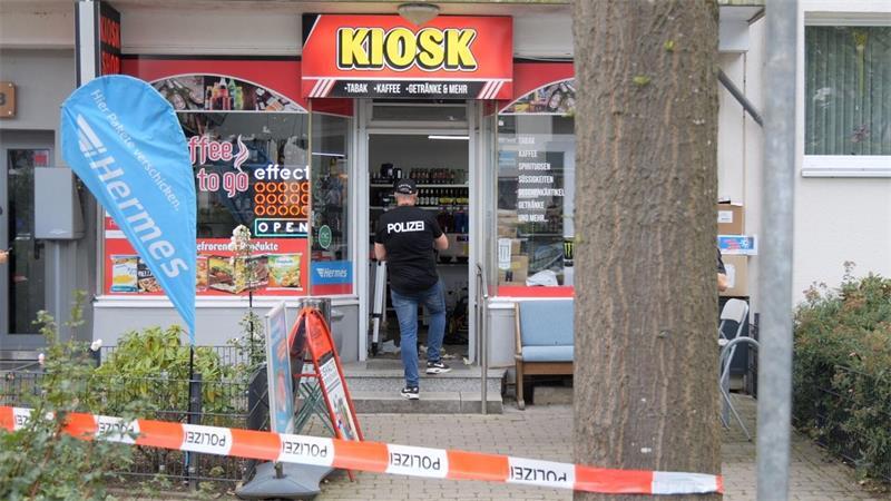 Die Polizei ermittelt zu dem Kiosküberfall. 