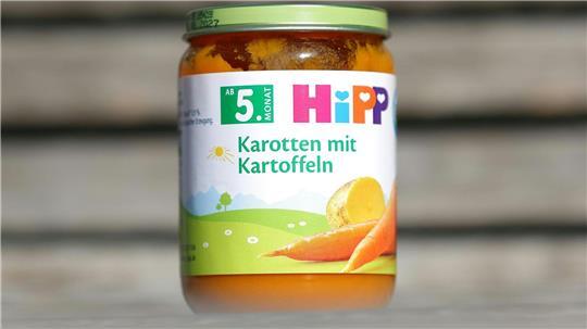 Die Polizei in Österreich sucht nach einem möglicherweise mit Gift verseuchten zweiten Glas mit Babynahrung. (Symbolbild)