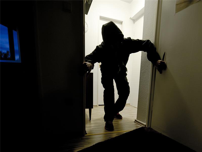 Die Polizei registrierte wieder vermehrt Einbrüche. Symbolfoto: dpa