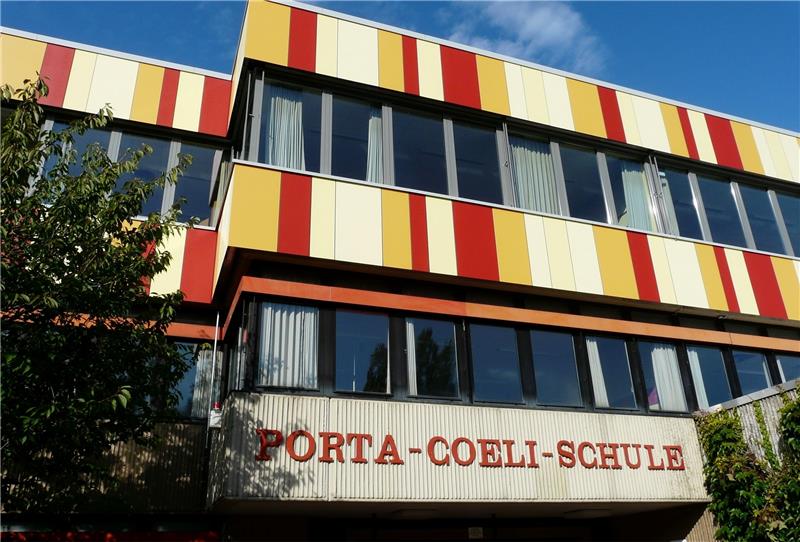 Die Porta-Coeli-Schule in Himmelpforten: Die Aula soll ein Glasdach bekommen.