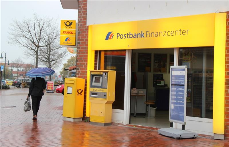 Die Postfiliale samt Postbank-Finanzcenter in Neu Wulmstorfs Zentrum wird geschlossen. Der Standort ist nicht mehr rentabel. Foto Michaelis