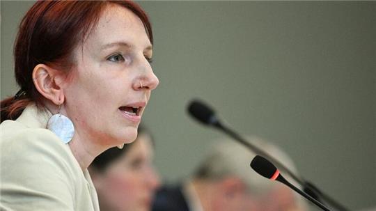 Die Präsidentin der Technischen Universität Berlin, Geraldine Rauch, steht in der Kritik.