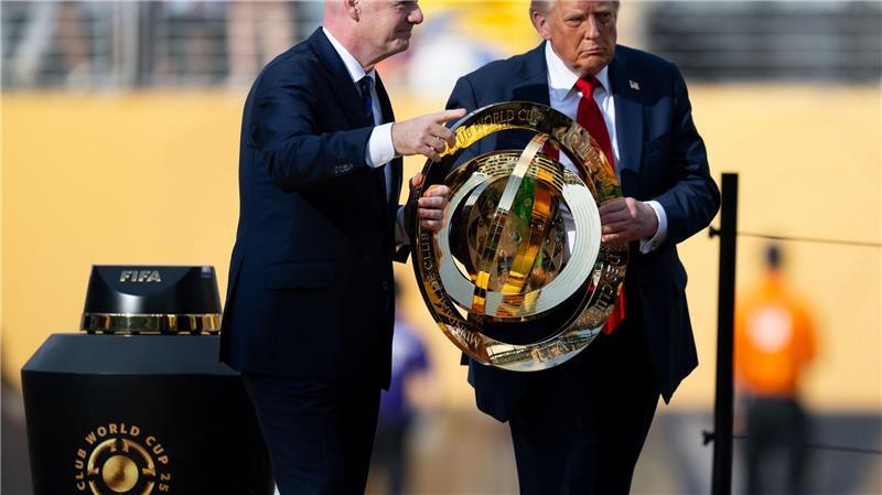 DFB-Dementi: Kein Interesse an Club-WM 2029 Die Premiere der Club-WM wurde zu einer Show auch für US-Präsident Trump (Archivbild).