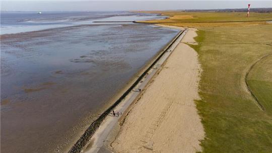 Die Promenade am Grünstrand dürfte Otterndorfs beliebteste Flanierstrecke sein. Baustart könnte 2025 sein.