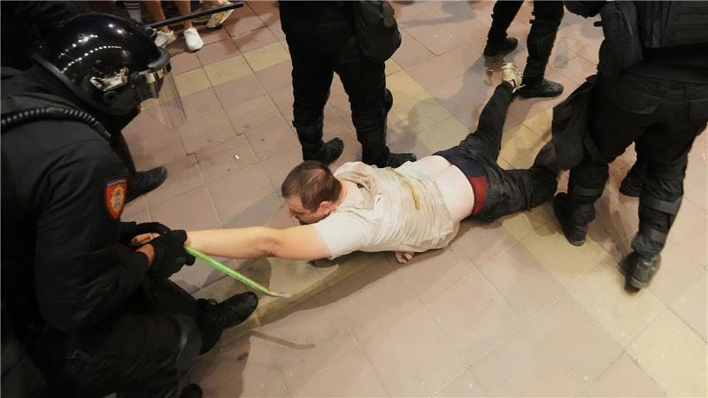Proteste gegen Regierung in Serbien eskalieren erneut Die Proteste gegen die Regierung eskalieren. (Archivbild)