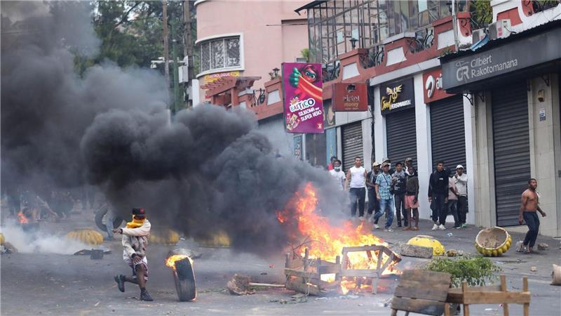 Militär übernimmt Macht in Madagaskar Die Proteste schlugen teils in Gewalt um. (Archivbild)