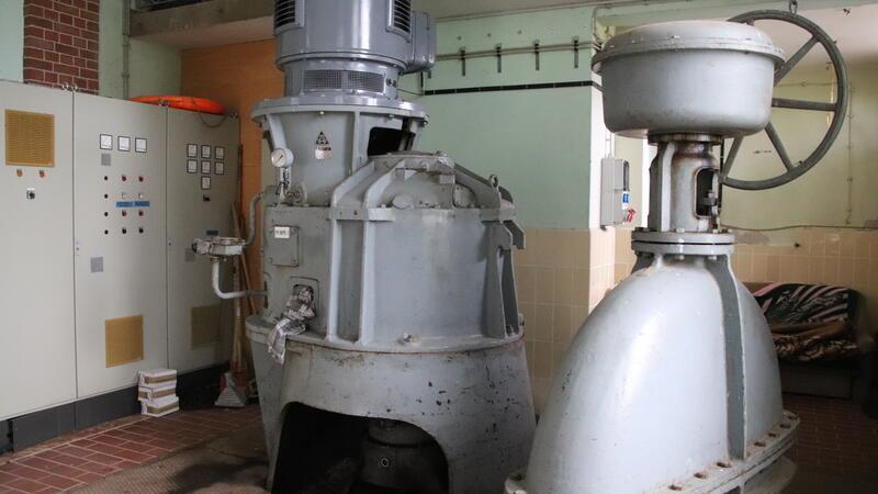 Die Pumpen im Burgbeck-Schöpfwerk laufen derzeit ununterbrochen.