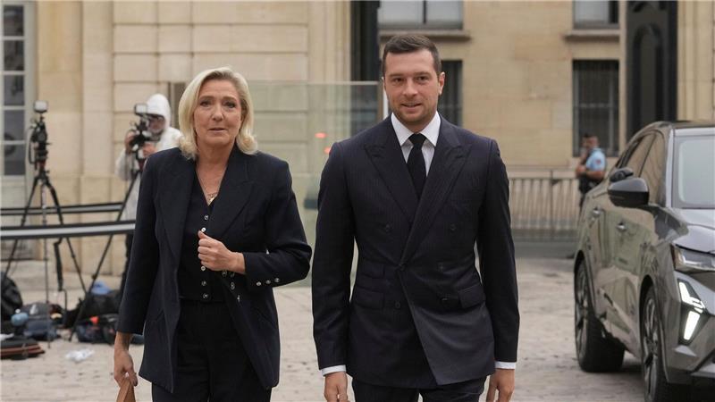 Die RN-Spitze um Le Pen und Bardella hofft auf einen Machtwechsel auf nationaler Ebene. (Archivbild)