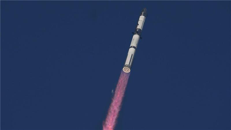 Die Rakete „Starship“ soll zum Mars fliegen.