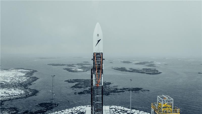 Die Rakete von Isar Aerospace. (Handout)